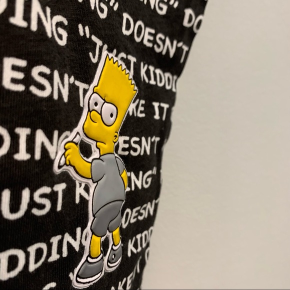 The Simpsons - Bart Simpson Chalkboard Writing T-Shirt - Picture 4 of 6